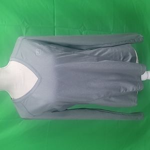 Large Long Sleeve Gray Fila Athletic Top